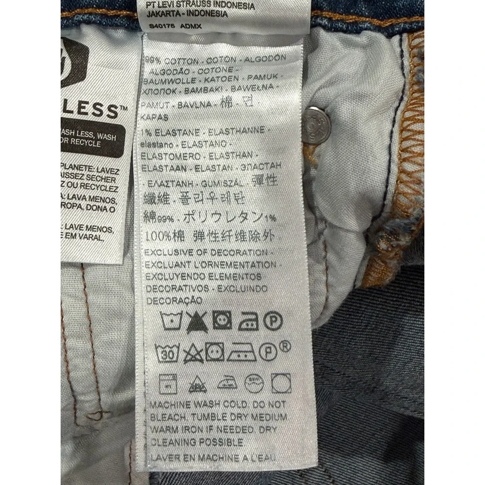 Levis 501 Original High Rise Cutoff Shorts Medium Wash Denim Button Fly 26